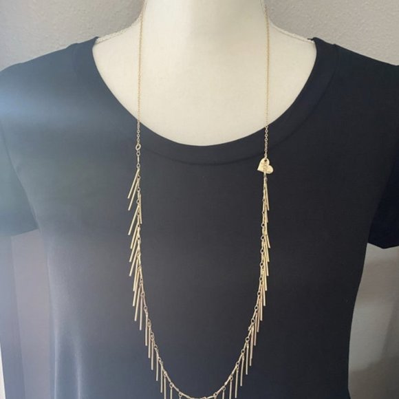 Love Poppy Long Fringe Necklace - Picture 2 of 4